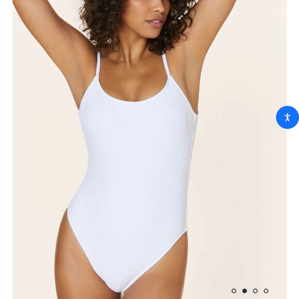 Andie Laguna ribbed one piece swimsuit NWT XS